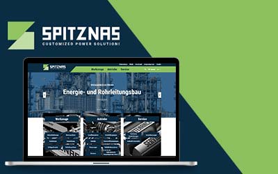 Onlinestellung der Website für Spitznas