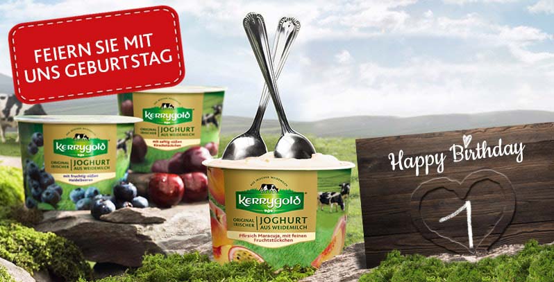 Ein Jahr Kerrygold Joghurt