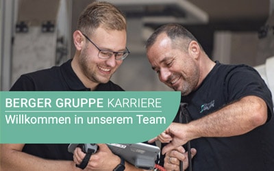 Karriereportal für die Berger Gruppe