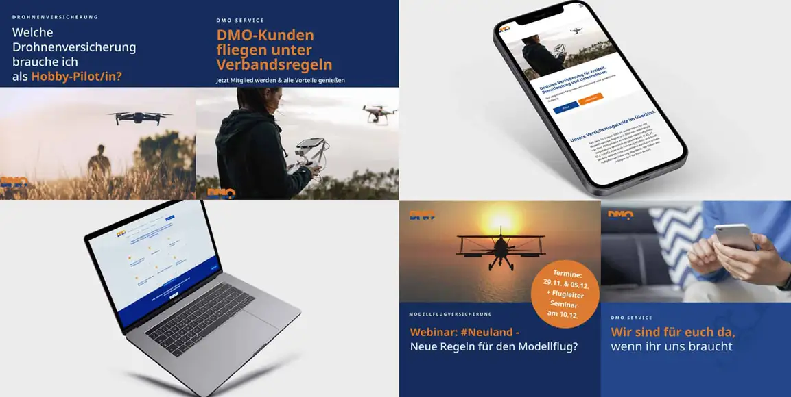 DMO Versicherungen - Website Relaunch